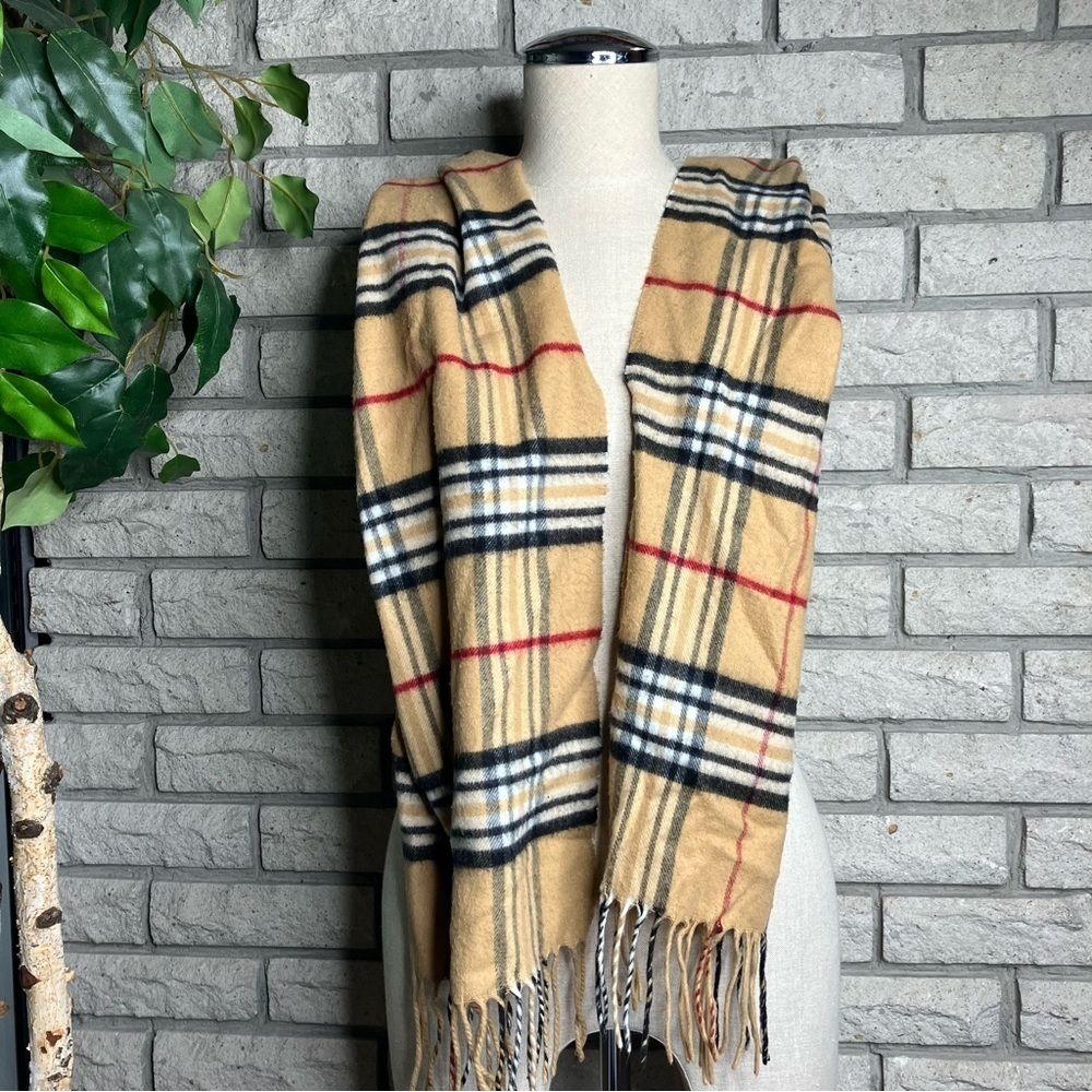 Plaid Check Scarf